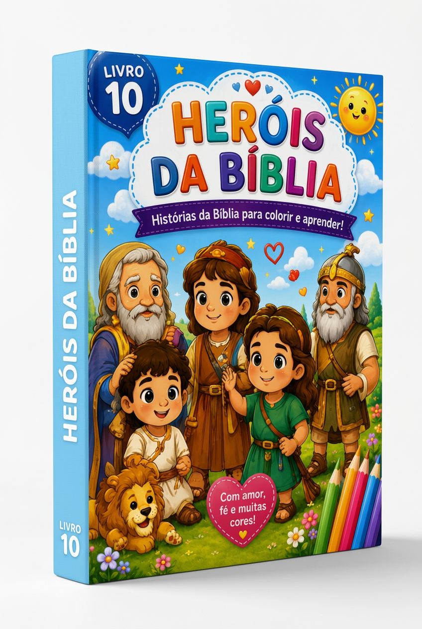 Capa do Livro 10 — Heróis da Bíblia