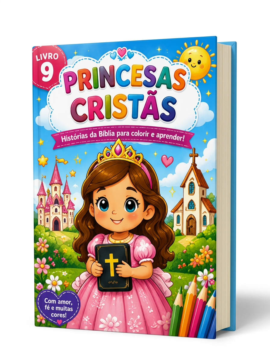 Capa do Livro 9 — Princesas Cristãs