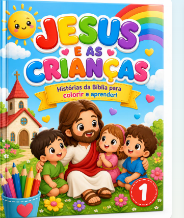 Capa do Livro 1 — Jesus e as Crianças