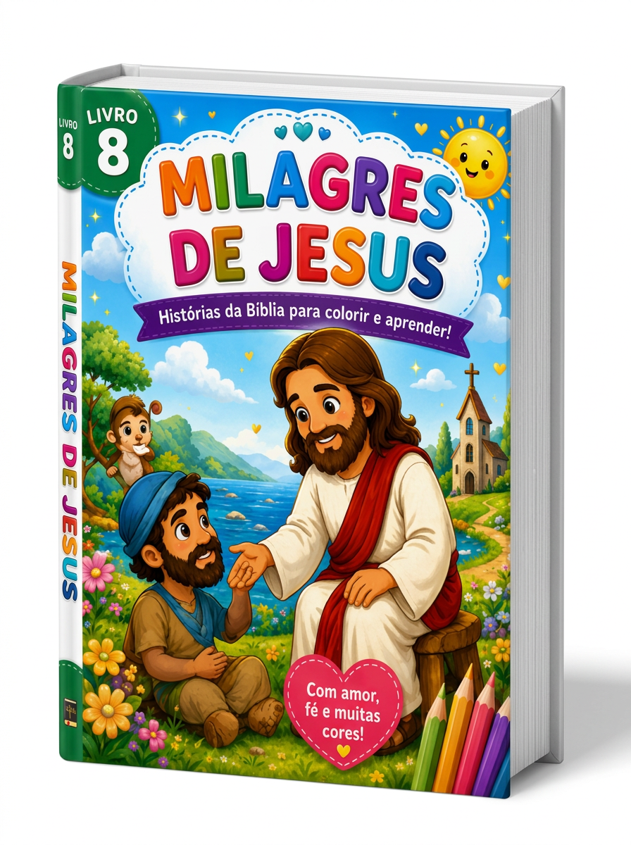 Capa do Livro 8 — Milagres de Jesus