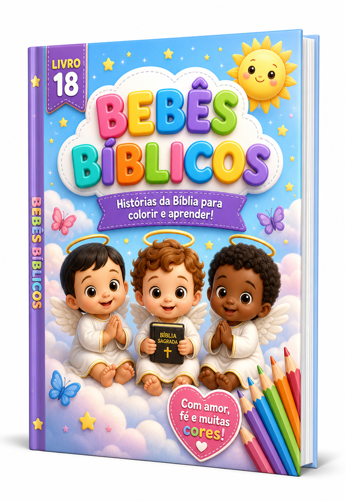 Capa do Livro 18 — Bebês Bíblicos