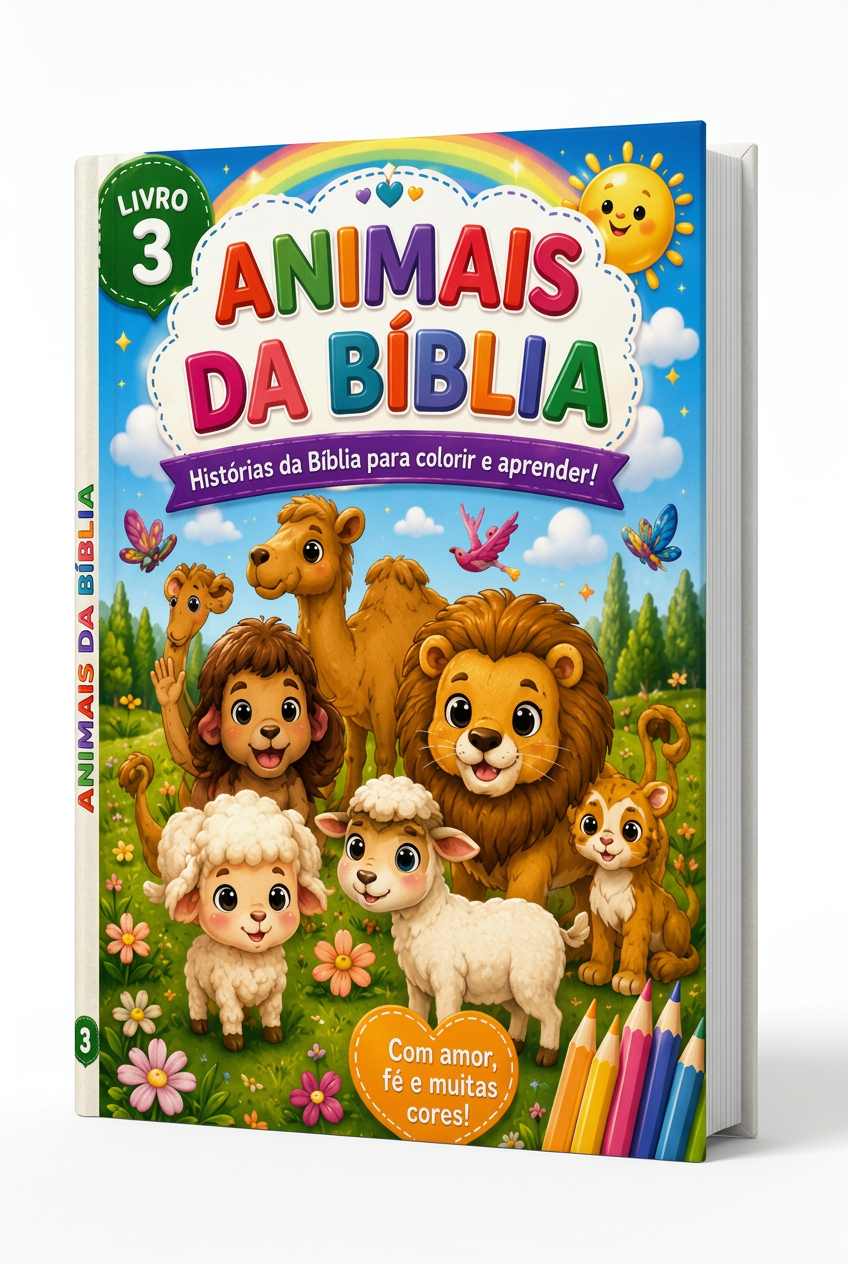 Capa do Livro 3 — Animais da Bíblia